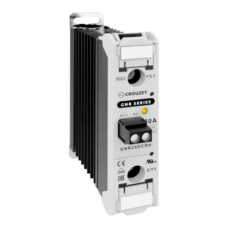 Crouzet SSR, 1 Phase, DIN Rail, 30A, IN 4-32 VAC, OUT 500 VAC, Random GNR25DCRH